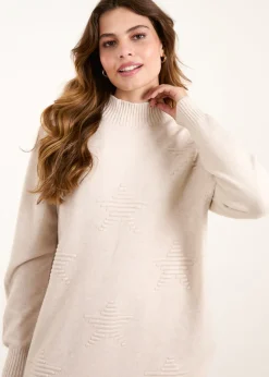 Blue Vanilla Stone Knitted Star Jumper + Trouser Set