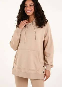 Blue Vanilla Stone Side Popper Hoodie & Legging Set