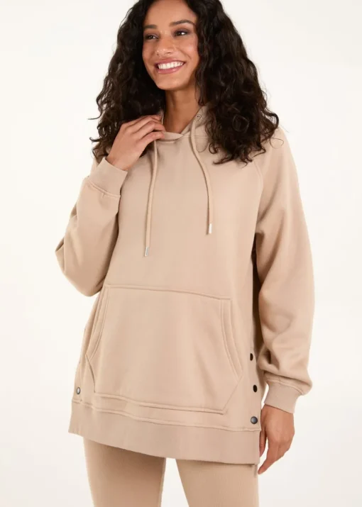 Blue Vanilla Stone Side Popper Hoodie & Legging Set