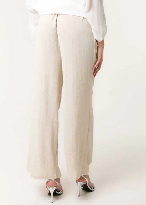 Blue Vanilla Stone Sparkle Wide Leg Trouser