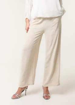 Blue Vanilla Stone Sparkle Wide Leg Trouser