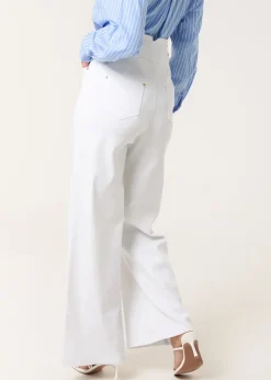 Blue Vanilla White High Waisted Jeans