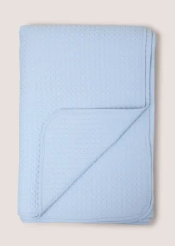 Blue Washed Pinsonic Bedspread