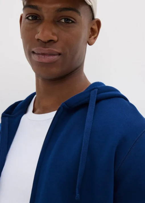 Blue Zip Up Hoodie