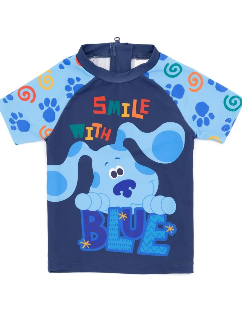 Blues Clues & You Kids 2 Piece Blue Swim Set (18 Months-6 Years)