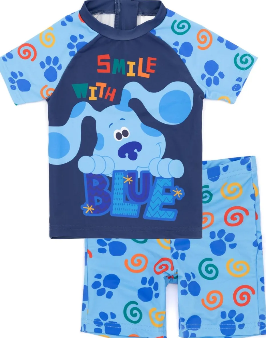 Blues Clues & You Kids 2 Piece Blue Swim Set (18 Months-6 Years)
