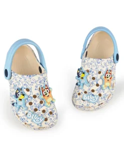 Bluey & Bingo Kids Grey Clogs (Younger 6-12 Older)