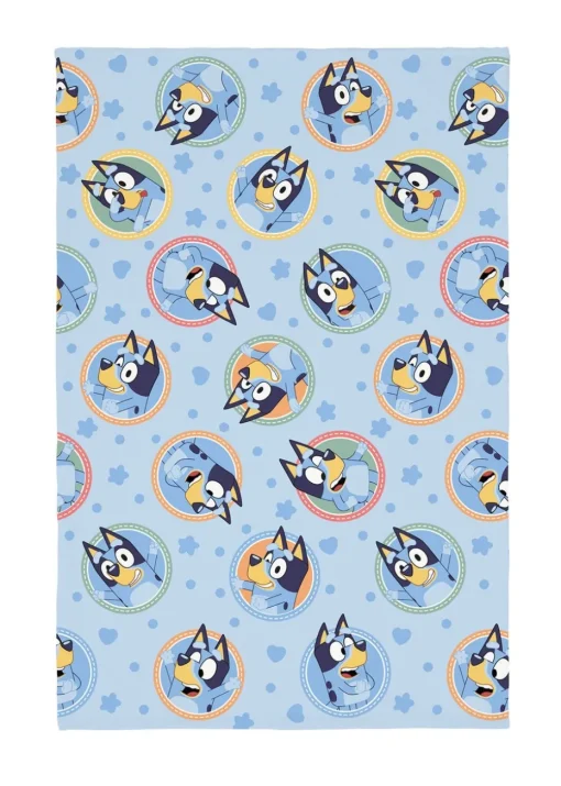 Bluey Blue Blanket