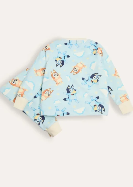 Bluey Fleece Blue Pyjama Set