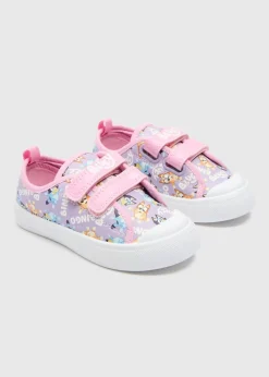 Bluey Lilac Double Strap Trainers (Younger 4-12)