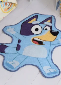 Bluey Shaped Blue Rug