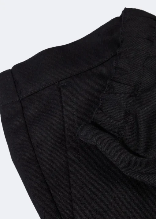 Boys 2 Pack Black Pull On School Trousers (3-11yrs)
