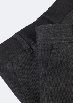 Boys 2 Pack Charcoal Slim Fit School Trousers (3-16yrs)