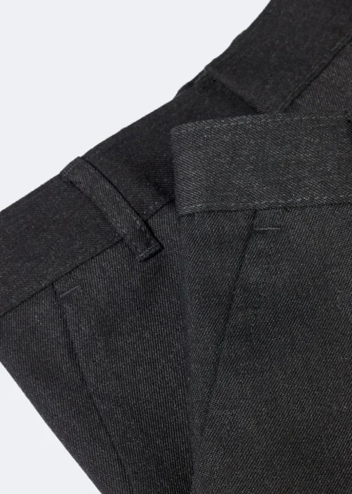 Boys 2 Pack Charcoal Slim Fit School Trousers (3-16yrs)