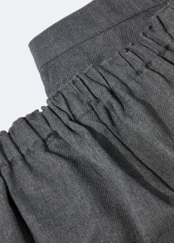 Boys 2 Pack Grey Pull On School Trousers (3-11yrs)