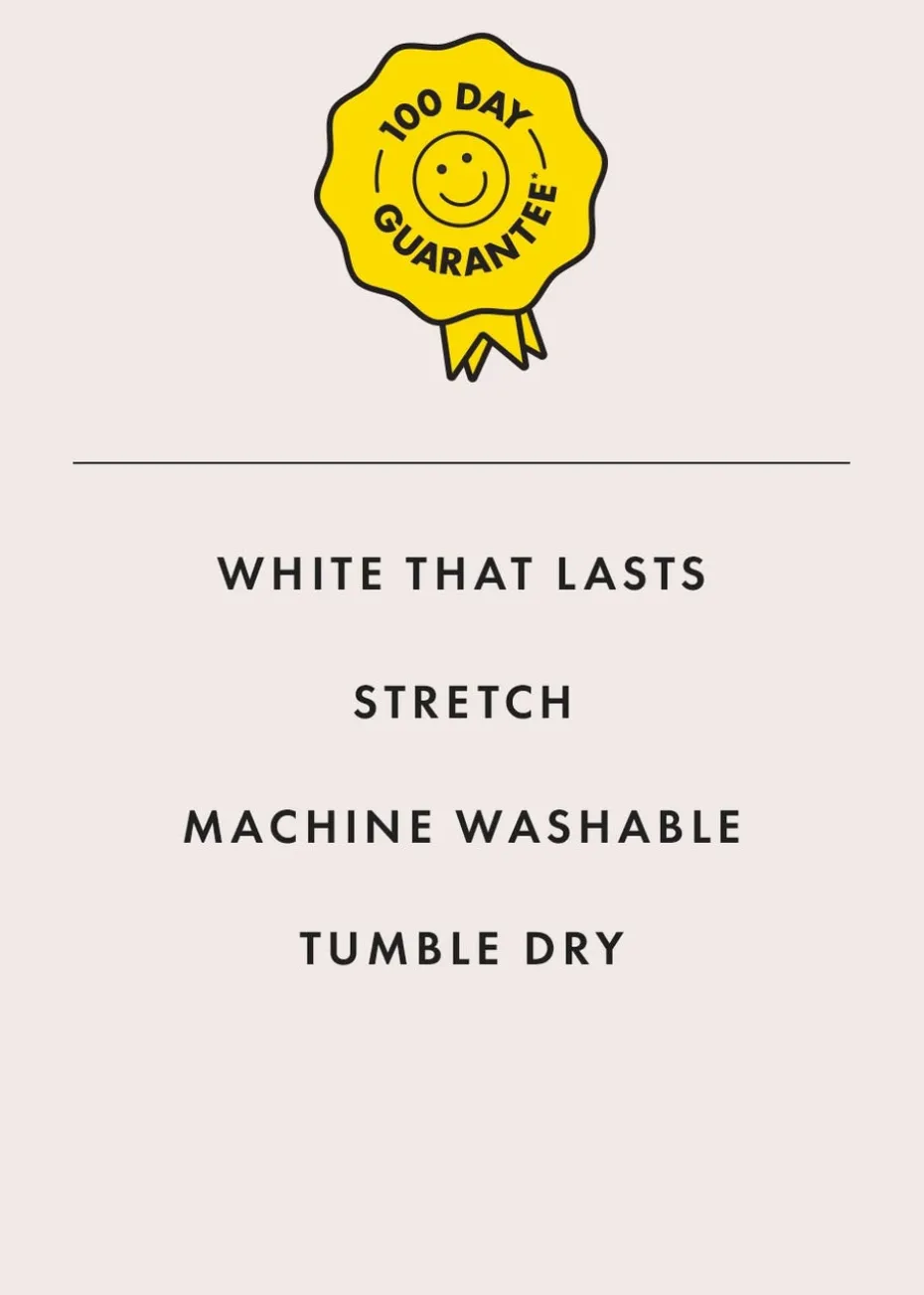 Boys 2 Pack White Skinny Stretch School Shirts (8-16yrs)