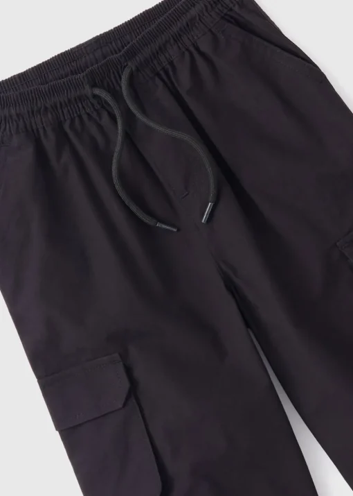 Boys Black Cargo Trousers (1-7yrs)