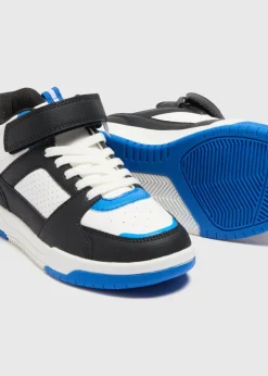 Boys Black High Top Trainers