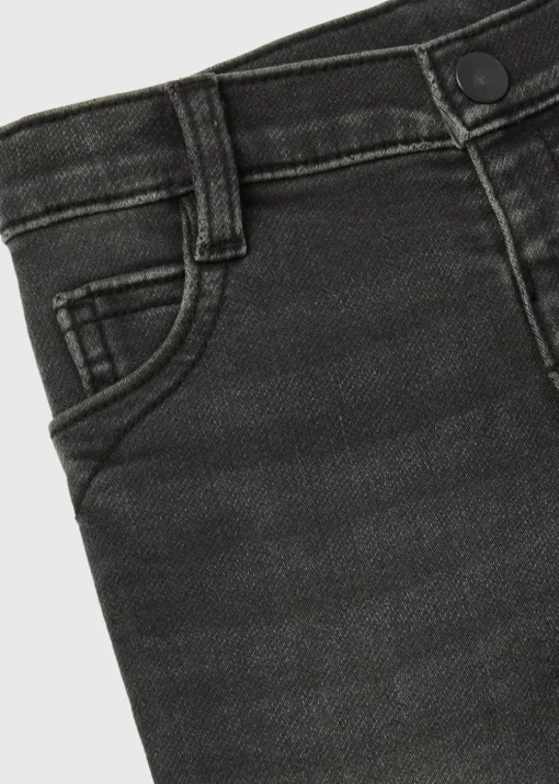 Boys Black Knitted Skinny Jeans (1-7yrs)