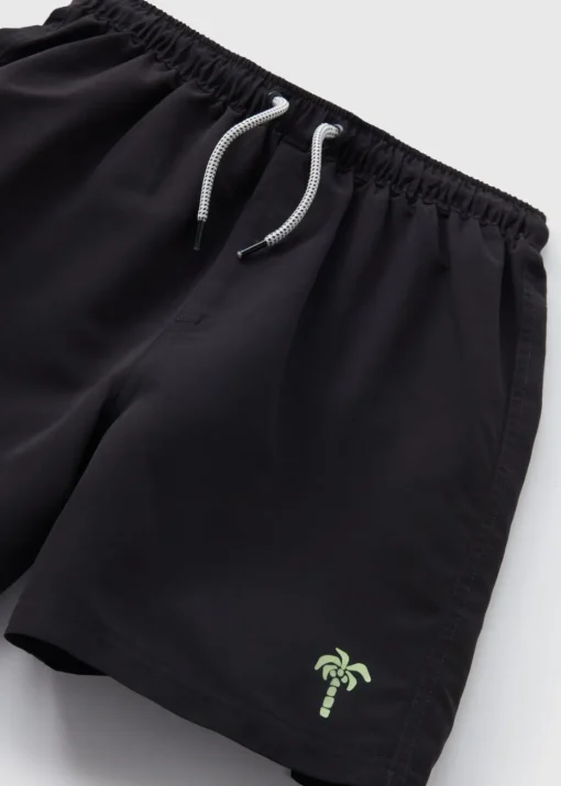 Boys Black Swim Shorts (7-15yrs)