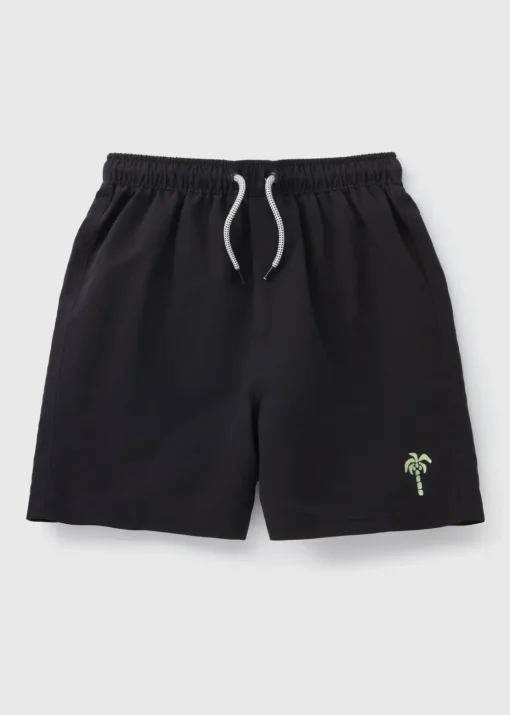 Boys Black Swim Shorts (7-15yrs)