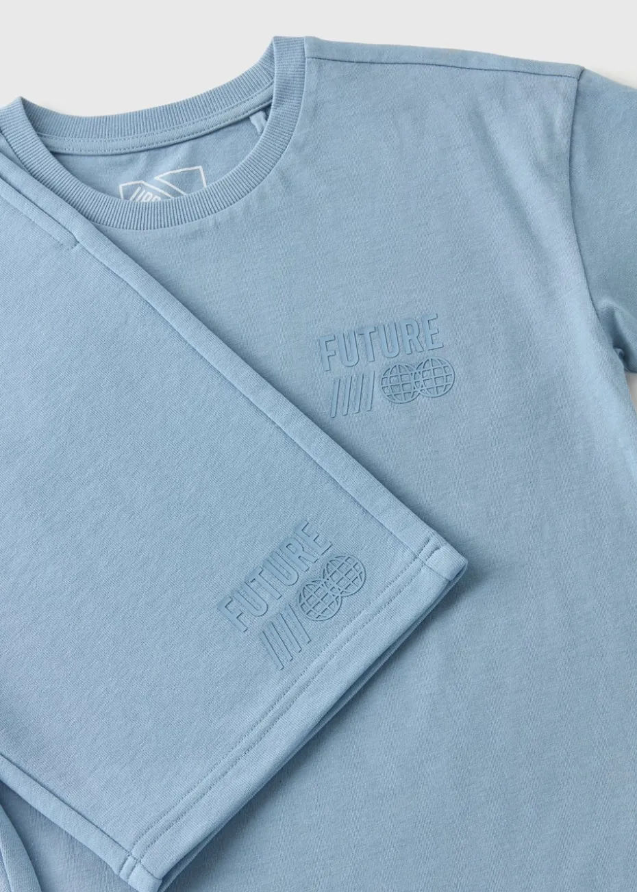 Boys Blue Future Top & Shorts Set (7-15yrs)