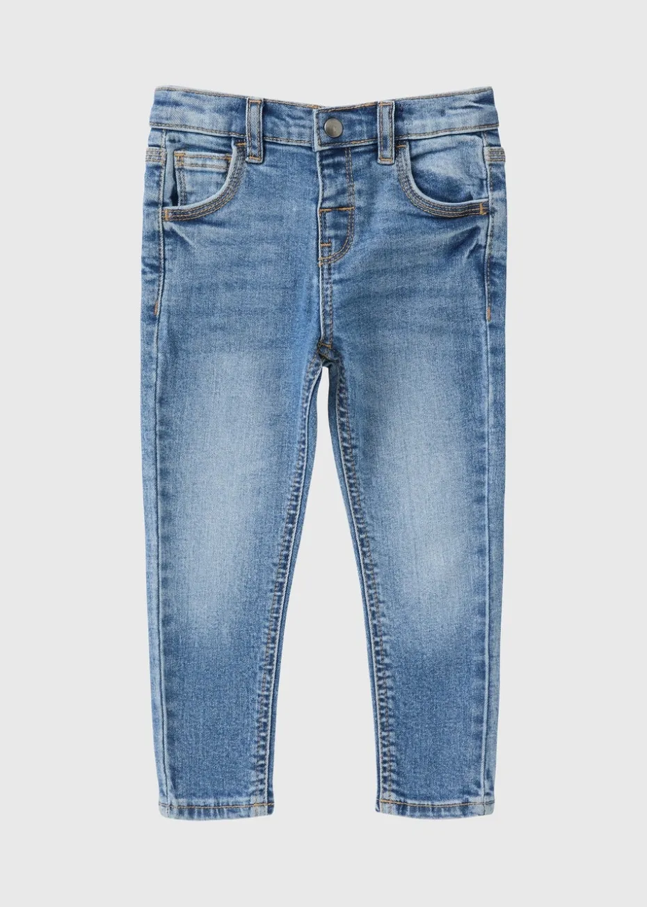 Boys Blue Light Wash Skinny Jeans (1-7yrs)