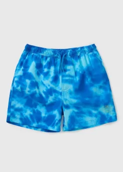 Boys Blue Tie Dye Swim Shorts (7-15yrs)