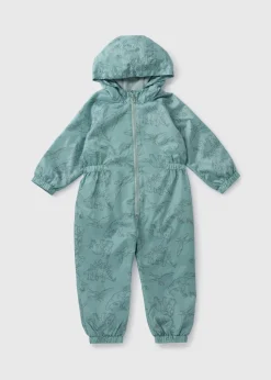 Boys Green Dino Puddle Suit (1-7yrs)