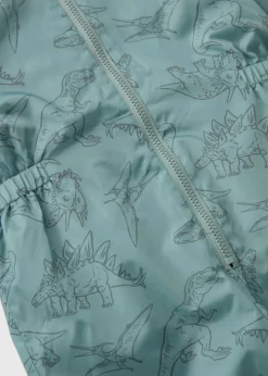 Boys Green Dino Puddle Suit (1-7yrs)