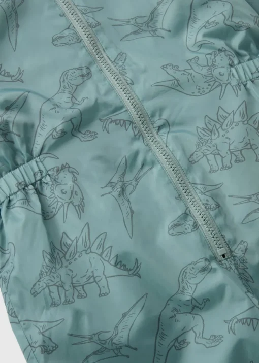 Boys Green Dino Puddle Suit (1-7yrs)