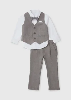 Boys Grey 4 Piece Formal Set (1-7yrs)