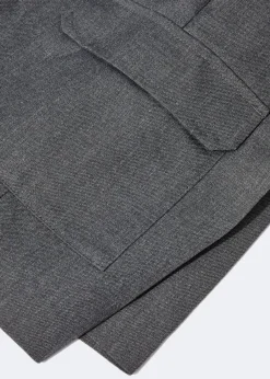 Boys Grey Cargo School Shorts (4-13yrs)