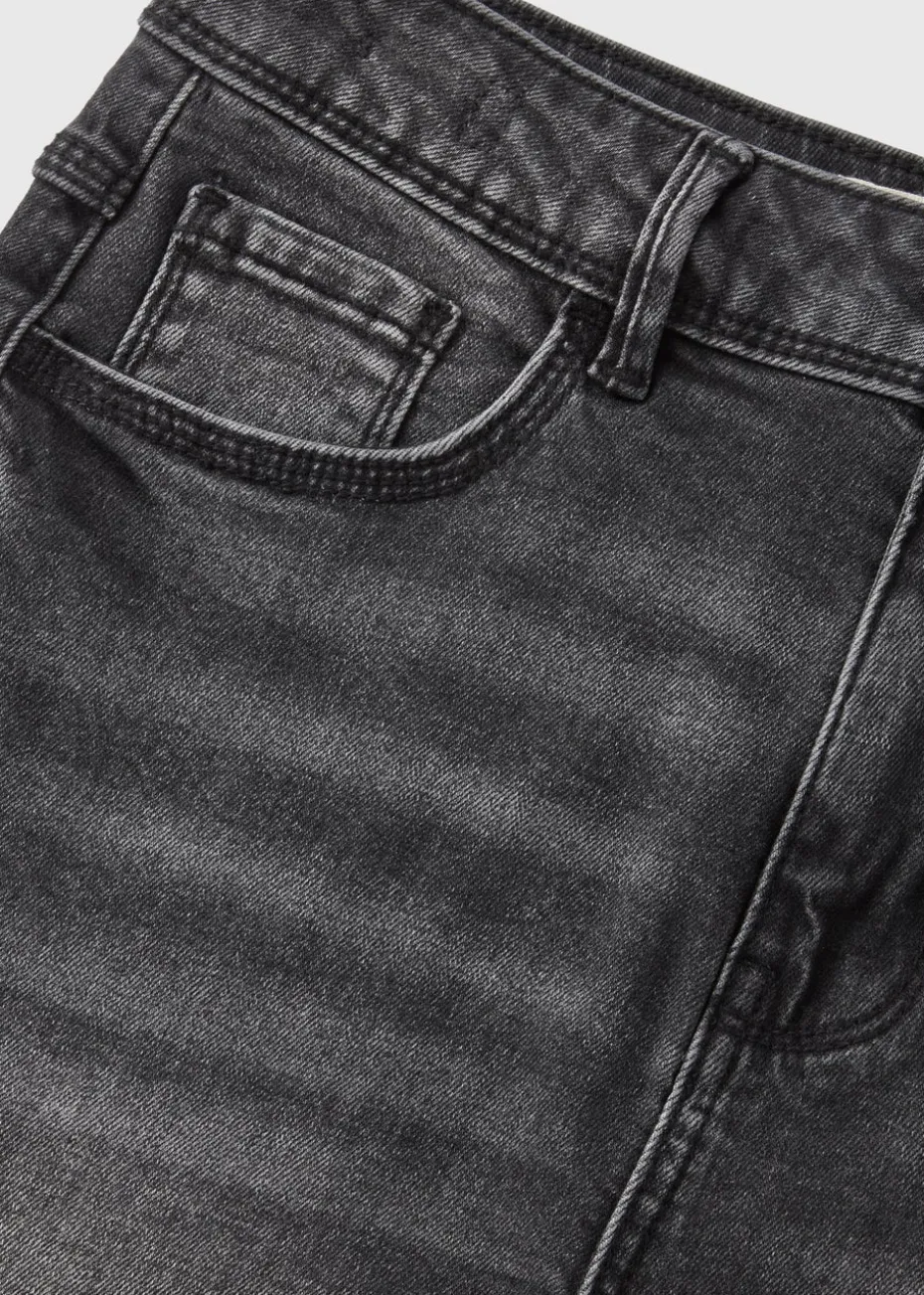 Boys Grey Denim Skinny Jeans (7-16yrs)