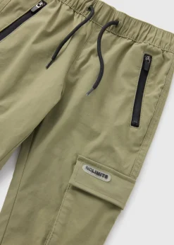 Boys Khaki Sporty Cargo Trousers (1-7yrs)