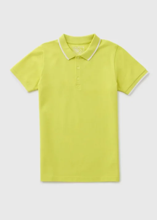 Boys Lime Casual Polo Shirt (7-15yrs)