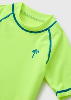 Boys Lime Rash Vest (1-7yrs)