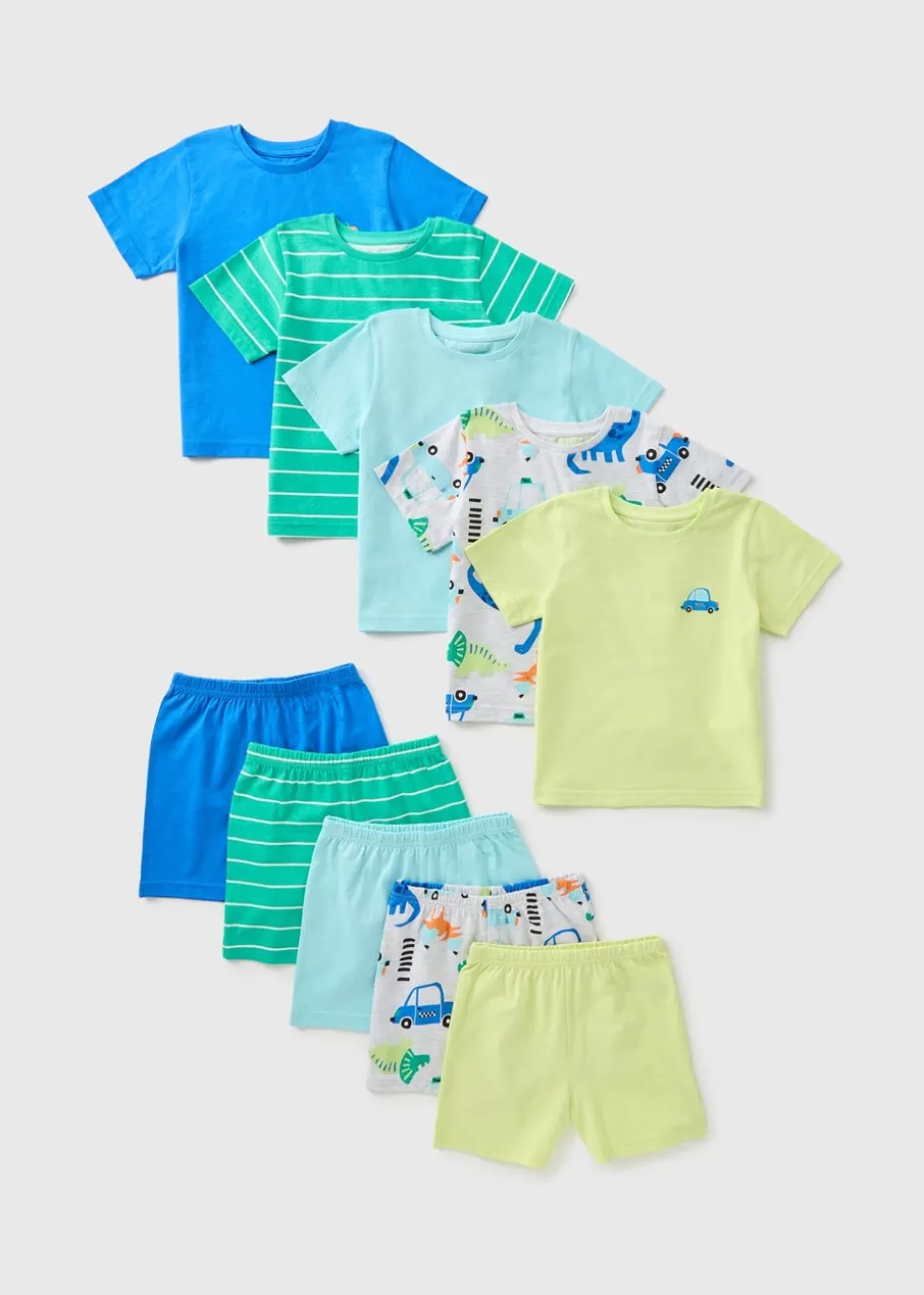 Boys Multicolour Car Pyjama Sets (1-7yrs)