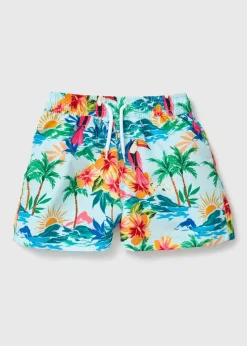 Boys Multicolour Tropical Swim Shorts (1-10yrs)