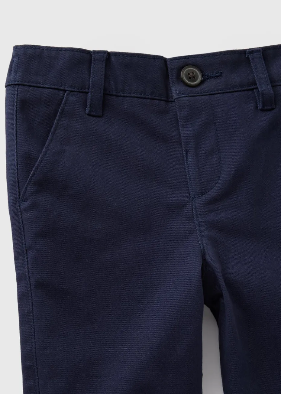 Boys Navy Chino Trousers (1-7yrs)