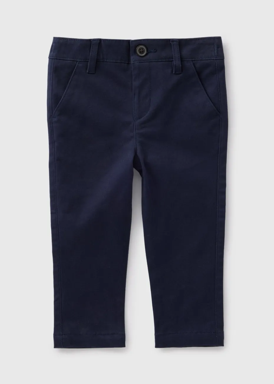 Boys Navy Chino Trousers (1-7yrs)
