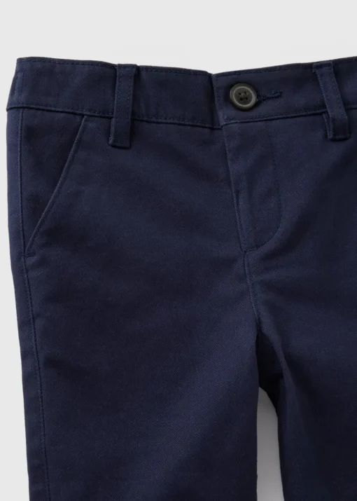 Boys Navy Chinos (1-7yrs)