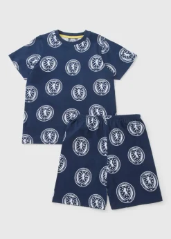 Boys Scotland FA Navy Pyjama Set (4-13yrs)