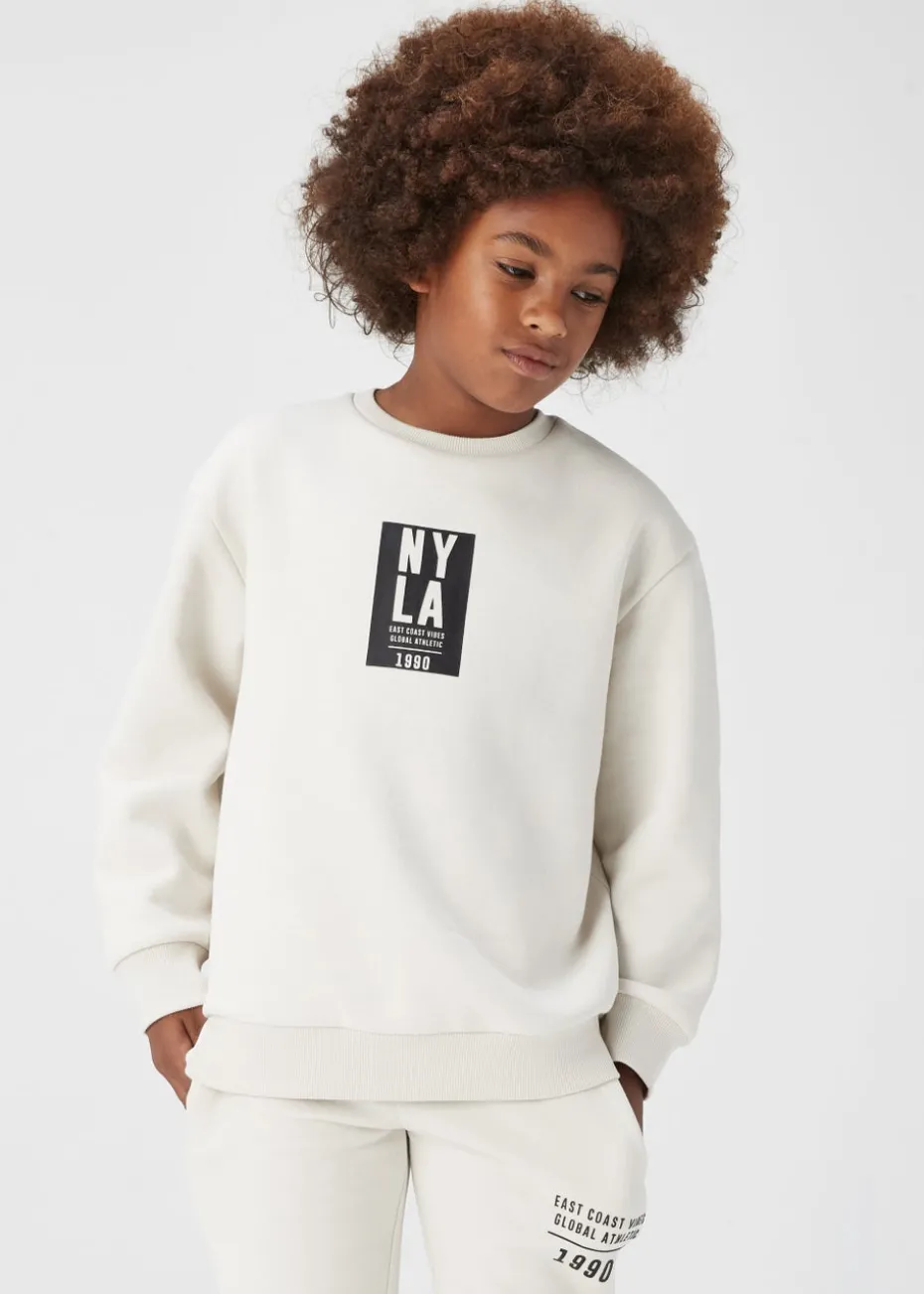 Boys Stone NY LA Sweatshirt & Joggers Set (4-13yrs)