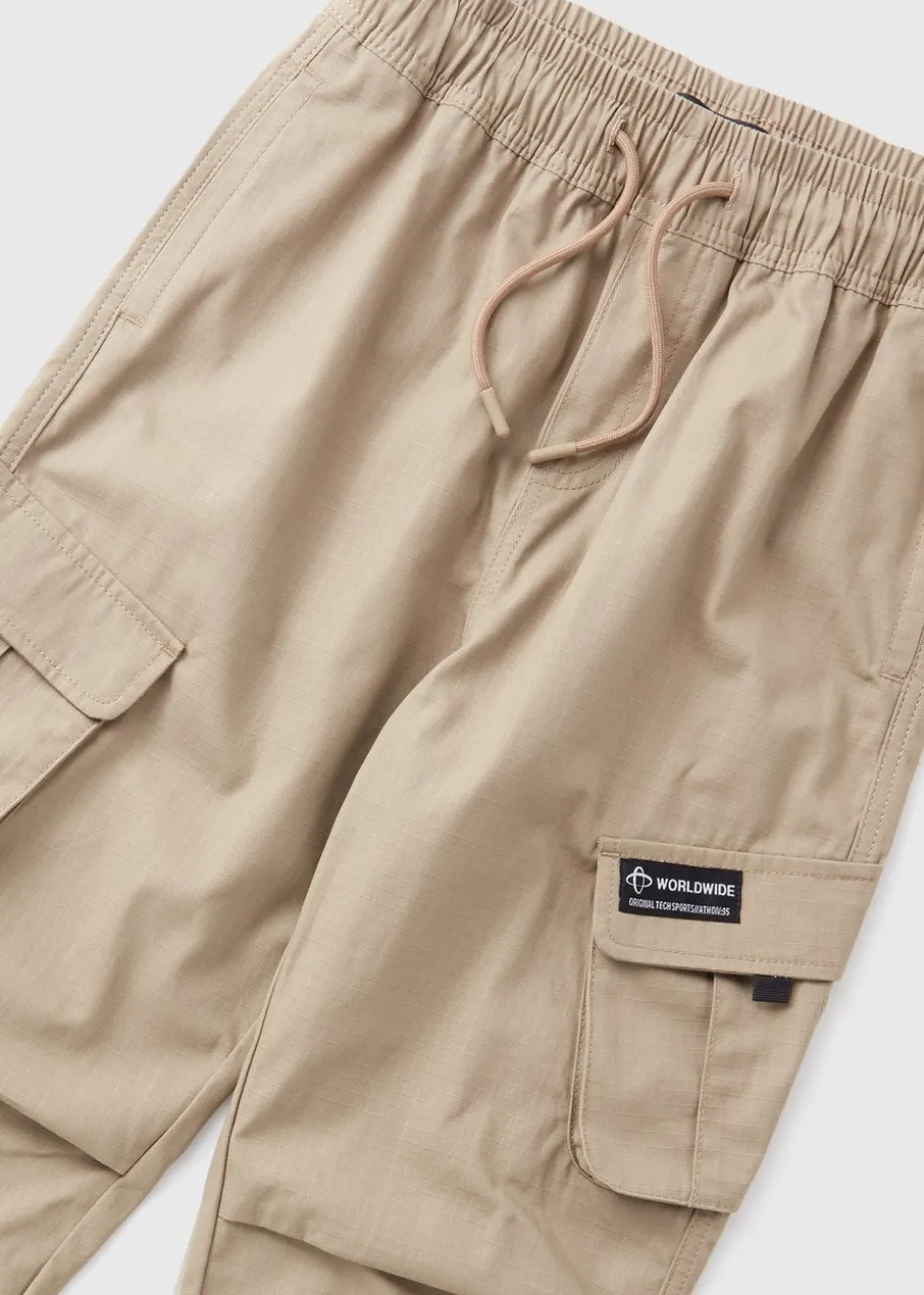 Boys Stone Ripstop Cargo Trousers (7-15yrs)