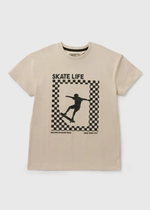 Boys Stone Skate Life T-Shirt (7-15yrs)