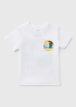 Boys White Palm Tree T-Shirt (1-7yrs)