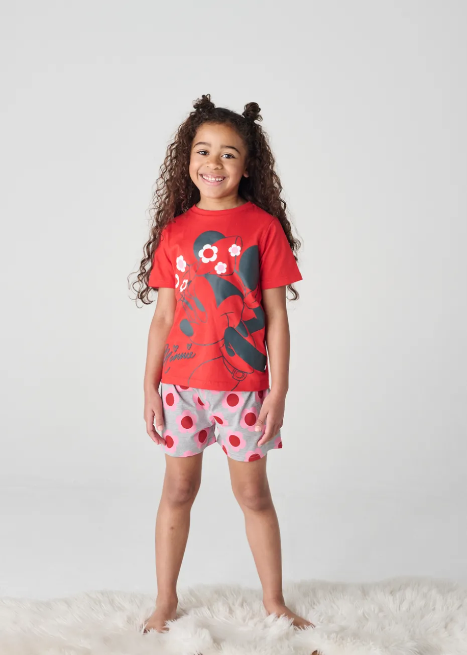 Brand Threads Minnie Mouse Red Pyjama Set (3-7 Years)