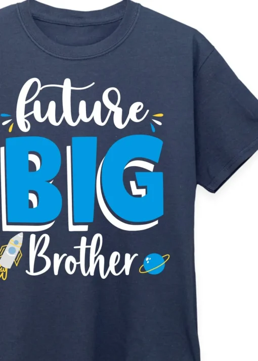Brands In Future Big Brother Boys Navy T-Shirt
