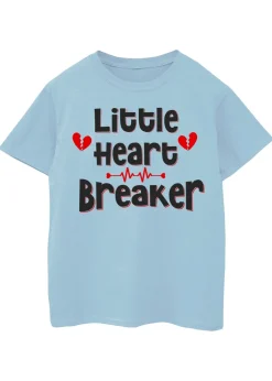 Brands In Little Heart Breaker Kids Baby Blue T-Shirt (3-13 Years)